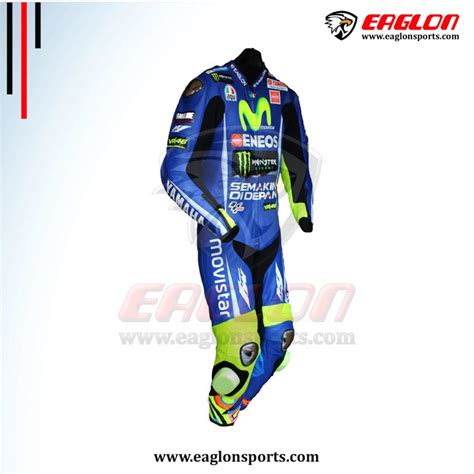 Valentino Rossi Yamaha Movistar Motogp Leather Suit Eaglon