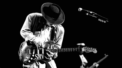 Monochrome Guitar Music Musician Guitarist Blues Rock Stevie Ray