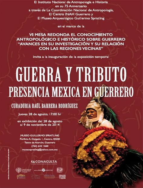 Lugares Inah Guerra Y Tributo Presencia Mexica En Guerrero