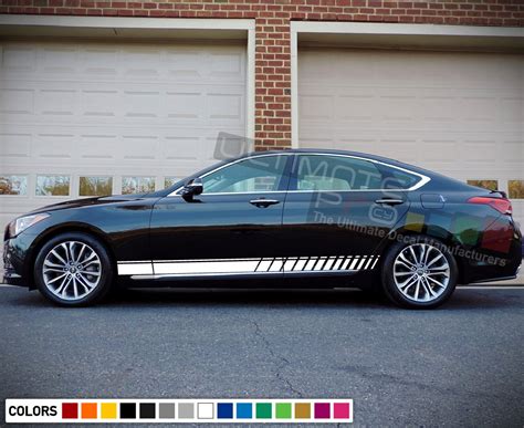 Decal Vinyl Racing Stripes For Hyundai Genesis Decals 2009 Present