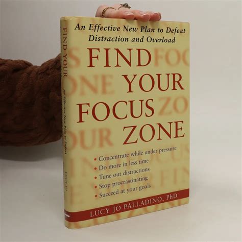 Find Your Focus Zone Lucy Jo Palladino Knihobot Cz