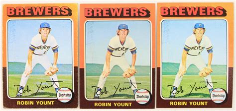 Lot Detail Robin Yount Milwaukee Brewers Topps Rookie