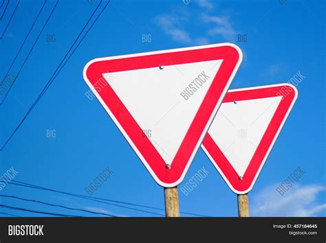 Red Road Sign Isolated Image & Photo (Free Trial) | Bigstock