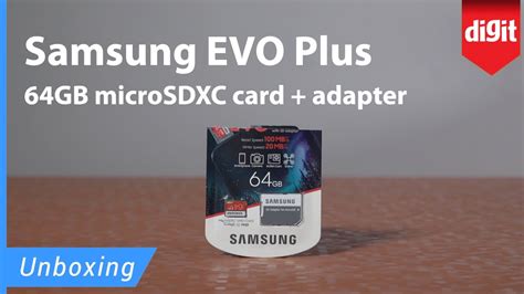 Samsung Evo Plus 64gb Microsdxc Card Adapter Unboxing Youtube