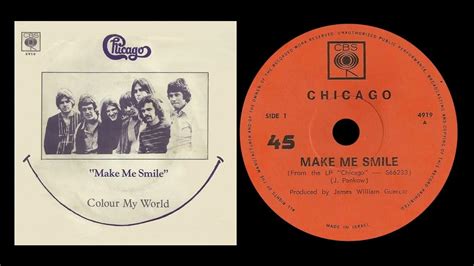 Chicago Make Me Smile 1970 Youtube