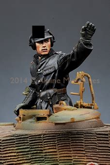 Ss Panzer Commander Set Figs Alpine Miniatures