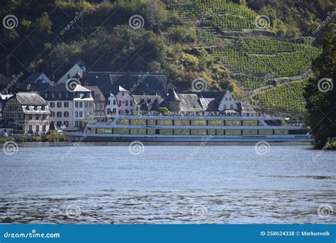 Beilstein Germany Passenger Ship Turning At Beilstein