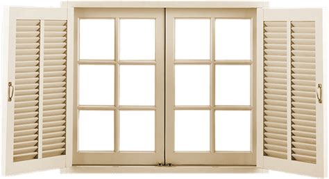 Open Window With Shutters Psd Official Psds