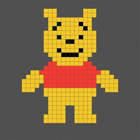 Winnie The Pooh Pixel Art