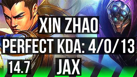 Xin Zhao Vs Jax Jgl Winrate Kr Grandmaster