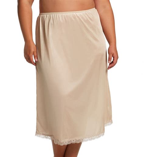 Women S Shadowline 2731X Plus Essentials 31 Inch Half Slip Nude 1X