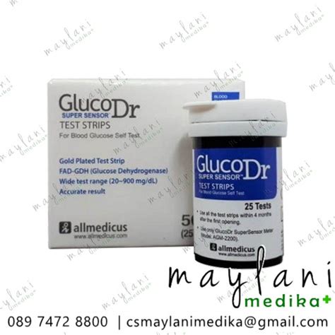 Jual Gluco Dr Super Sensor Glucose Strip Strip Gula Darah GlucoDr