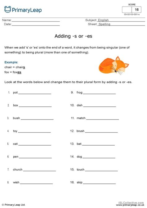 Plurals S Es Ies Worksheet By Teach Simple 41 Off