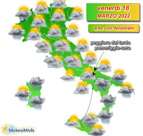 Previsioni Meteo Al Via Peggioramento Nubi In Aumento E Piogge In