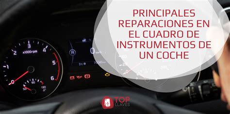 Principales Reparaciones En El Cuadro De Instrumentos De Un Coche