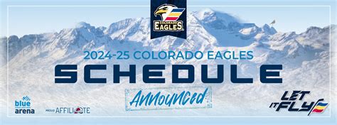 Colorado Eagles Announce 2024 25 Regular Season Schedule Colorado Eagles