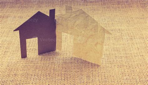 House shape cut out of paper 14548144 Stock Photo at Vecteezy