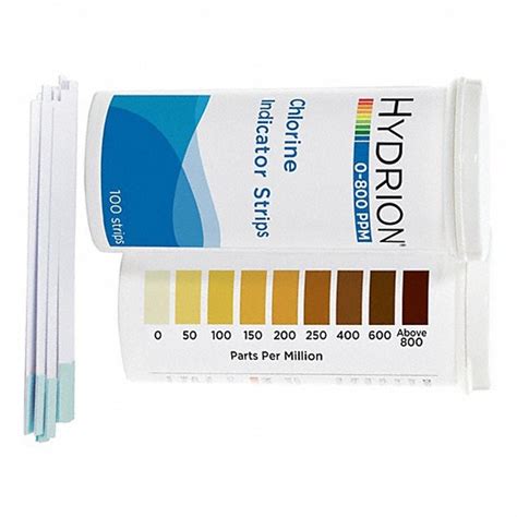 CH 800 Hydrion Chlorine Test Strips For Laboratory Packaging Type