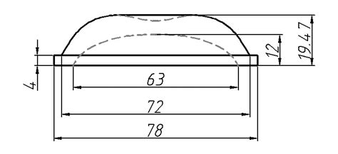 Degree Led Glass Lens For Cree Luminus Cxm Cob Citizen Clu