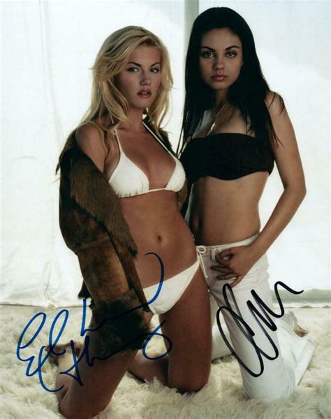 Elisha Cuthbert Mila Kunis autographed 8x10 Photo signed autograph ...