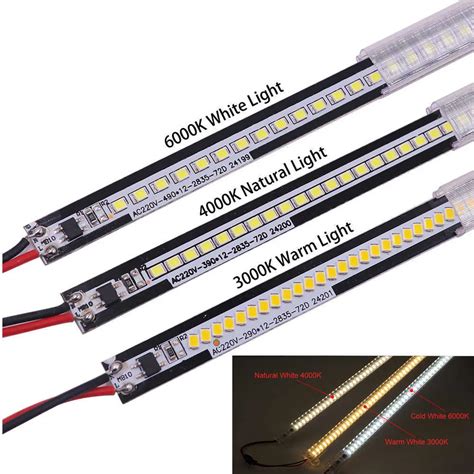 Tiras LED Luces De Barra LED 220V Alto Brillo SMD 2835 72LEDs M Barra