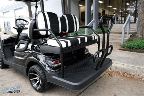 2023 ICON I40 Non Lifted Four Passenger Golf Cart Raven Black Metallic