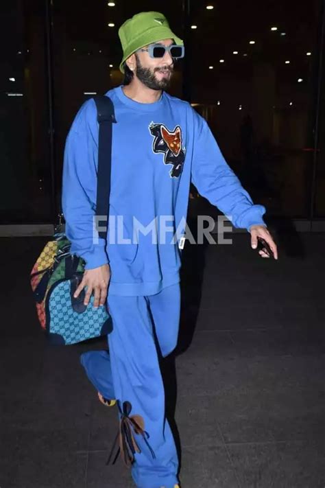 Ranveer Singh Aces A Casual Airport Look See Pics Filmfare