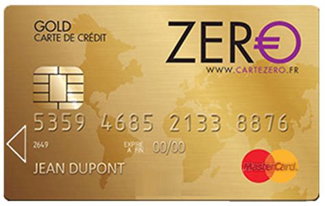 Mastercard Z Ro Gold Avec Assurance Et Assistance