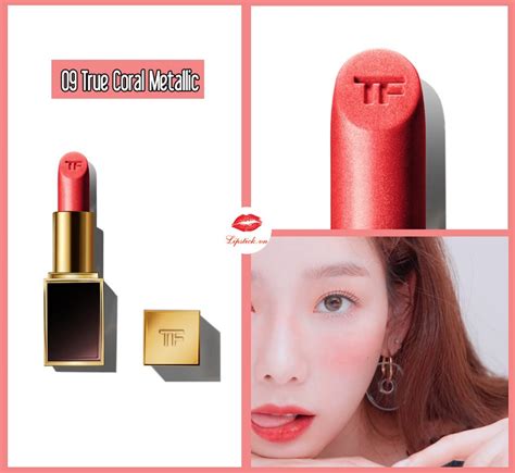 Review Son Tom Ford Metallic 09 True Coral Hồng Cam Son Tomford