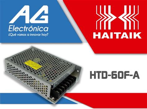 AG ELECTRONICA Fuente Conmutada Doble Salida 60w 5v 4a 12v 3a Htd