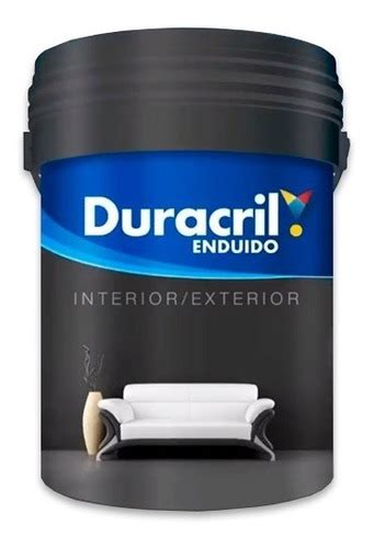 Enduido Pl Stico Interior Exterior Blanco Duracril Lts Pinturerias