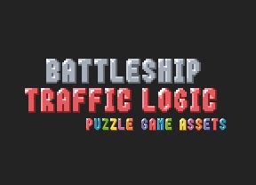 Battleship & Traffic Logic: Puzzle Game Assets by Alb_pixel Store