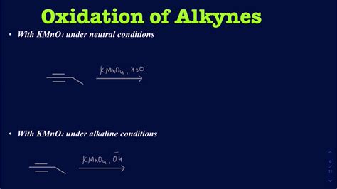 Oxidation Of Alkynes With Kmno And Ozone Youtube