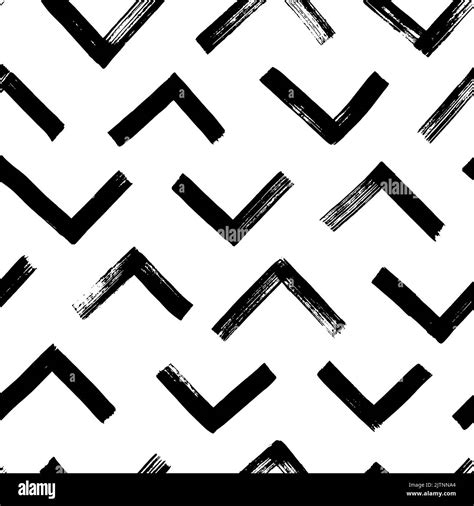 Seamless Zig Zag Pattern Arrow Black And White Stock Photos And Images