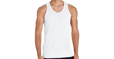 Hanes Comfortwash Garment Dyed Sleeveless Tank Top Unisex White