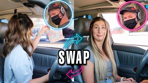 DRIVE THRU Swap Challenge Prank YouTube