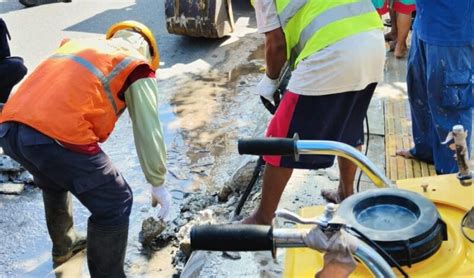 Pipa Bocor Distribusi Air Banjarmasin Barat Dan Tengah Stop Jam