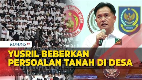 Dalam Deklarasi APDESI Dukung Prabowo Gibran Yusril Beberkan Persoalan