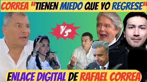 Rafael Correa Le Responde A Daniel Noboa Lasso Y 10 20 Tienen Miedo