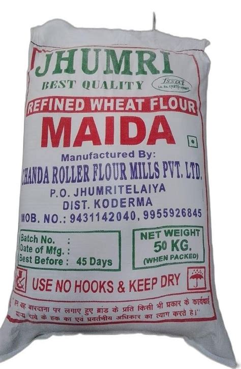 Indian Wheat Jhumri Best Quality Maida 50 Kg Packaging Type Bag At