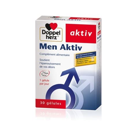 Doppel Herz AKTIV Men Aktiv Boite de 30 Comprimés