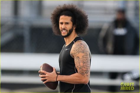 Colin Kaepernick Bares Buff Biceps During NFL Workout In Atlanta Photo