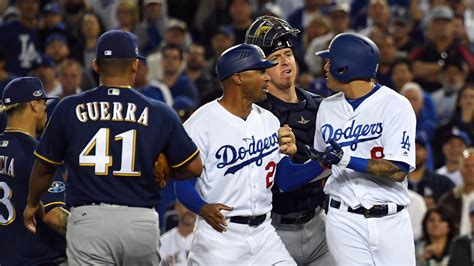 Manny Machado Brewers Seethe After He Kicks Jesus Aguilar