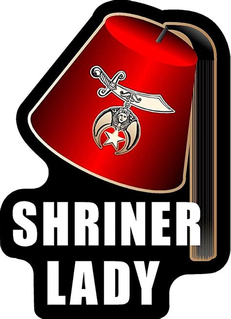 Amazon Prosticker V One Masonic Series Shriner Lady Shriner