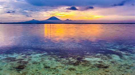 Wallpaper Alam Pemandangan Pegunungan Awan Awan Langit Air