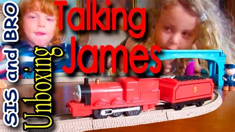 Talking James Trackmaster Motorized Engine Unboxing Review Unpack