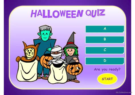 Halloween Quiz English Esl Powerpoints