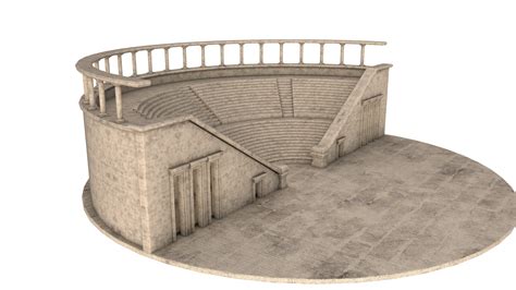 Ancient Amphitheater 3D - TurboSquid 1986608