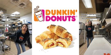 Dunkin‘ Worker Says She Can Only Eat 4 Worth Of Food