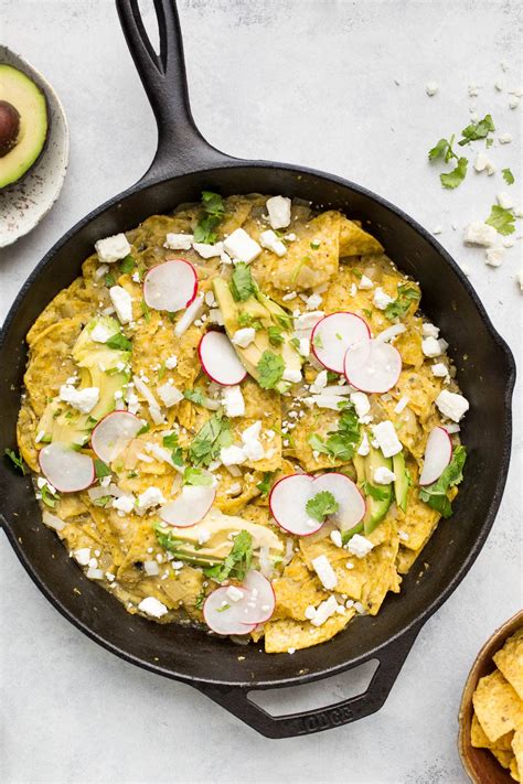 Chilaquiles Verdes with Fried Eggs (Gluten-Free) – Salted Plains